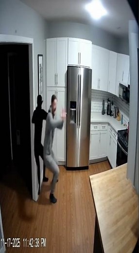 Man Sees a Shadow Person in His Kitchen Watch What It Does 😱 #shorts #scary #paranormal