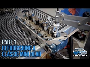 How to Restore a Classic Mini Head - Part 1 | Taking the Valve Springs off and Assessing Valves
