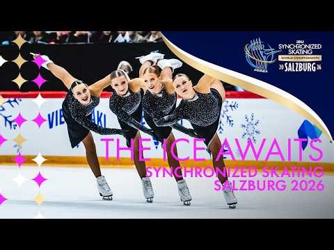 The Ice Awaits ⛸️ ISU Synchronized Skating World Championships | Salzburg 2026 | #WorldSynchro