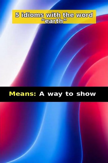 6 Minutes English Podcast: 5 idioms with the word earth