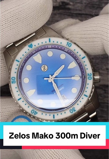 Zelos Mako 300M Diver Watch Review