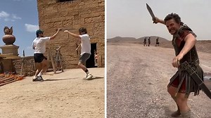 'Gladiator 2' Behind the Scenes With Pedro Pascal and Paul Mescal