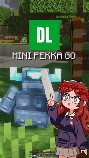 Mod del mini pekka para minecraft bedrock #minecraft #minealokso #clashroyale