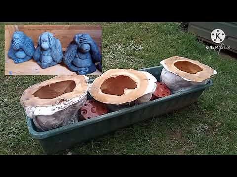 HOW TO MAKE A CONCRETE ORNAMENTS OR STATUES | LATEX MOLD | PLASTER MOLD