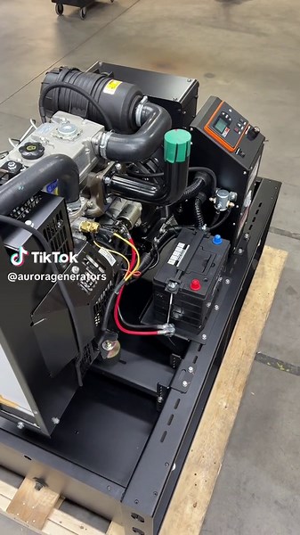 Our previous video showed a 10 kW Perkins generator being put together. This one is a 13 kW generator using a Perkins engine. It is 1.5L vs. 1.1 Litre. It also uses a Mecc Alte pancake alternator, but this time, it is all mounted on a 50-gallon fuel tank. 12-gallon size is the standard size one. These generators are so easy to maintain. Do your regular air oil and fuel filter changes, and you can expect over 20,000 hours of life out of them. If you need a larger fuel tank, we also offer larger 1