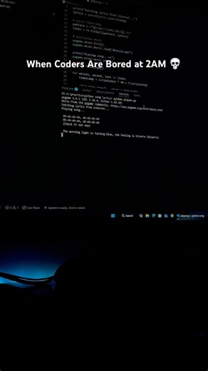 When Coders Are Bored at 2AM 💀