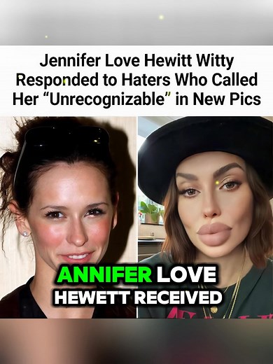 ennifer Love Hewitt received a barrage of comments on her social media, with many accusing her of undergoing plastic surgery following the release of new footage. Yet, the 44-year-old actress responded in an unexpected manner to these online trolls, leaving us even more surprised. Check comments: | Colleen J. McGinnis