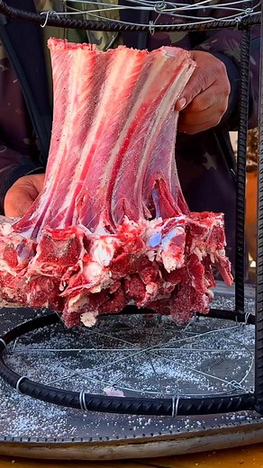 Seasoned meat ribs slow-cooked in an outdoor tandoor oven, with fragrant spices and tender meat #OutdoorCooking #TandoorCooking #RibsRecipe #Cooking | Wilderness Grill