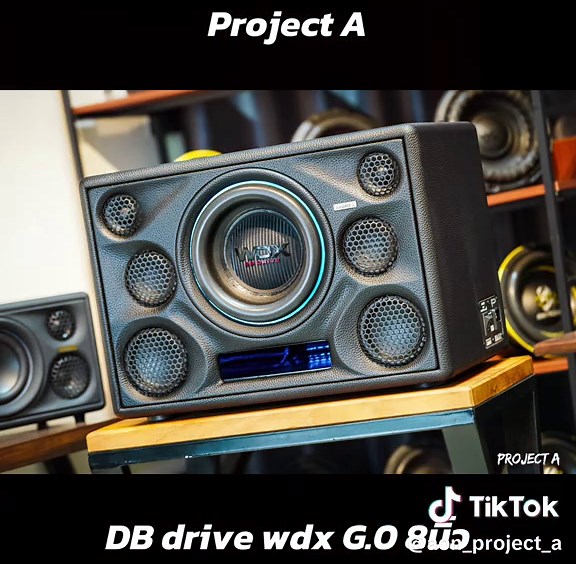DB drive wdx G.0 8นิ้ว #เพราะเราขายคุณภาพเสียงไม่ได้ขายอะไหล่ #ProjectA #BluetoothSpeaker #ลําโพงบลูทูธ #dbdrive
