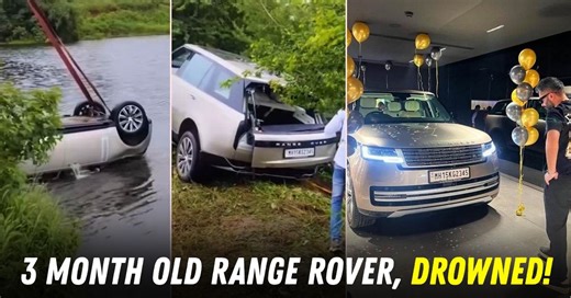 3-Month Old Rs 4.3 Crore Range Rover Driven Into Dam [Video]