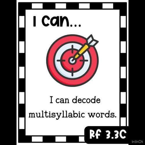 3rd Grade ELA Essential Standards Learning Targets | I Can Statements | CCSS