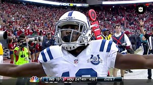 Don't call it Luck. But you CAN call it a comeback. 21 unanswered from Andrew Luck in the final 16 minutes. 😱 📺#INDvsHOU: Tomorrow (4:35PM ET) on ESPN ABC | NFL Throwback