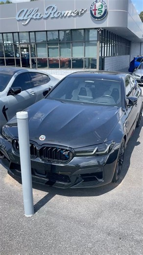 2023 BMW M5 Competition Package in Black Sapphire w/Silverstone Full Merino Leather, MSRP $128,445🏁