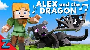 “Alex and the Dragon” [VERSION A] Minecraft Animation Music Video ("Fly Away" Song by TheFatRat) Chords - ChordU