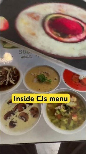 Inside CJs menu Nairobi kenya 🇰🇪