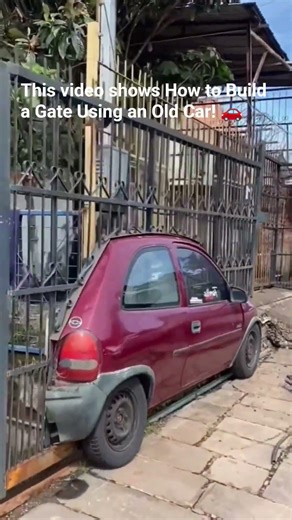 How to Build a Gate Using an Old Car! 🚗
