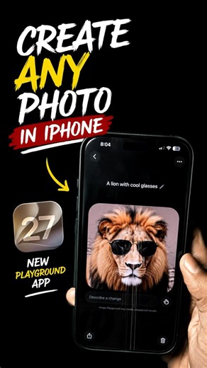 Create Any Photo on iPhone | iOS 27 Image Playground