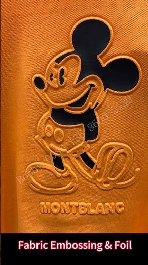 How to make Foil on 3D Fabric Embossing