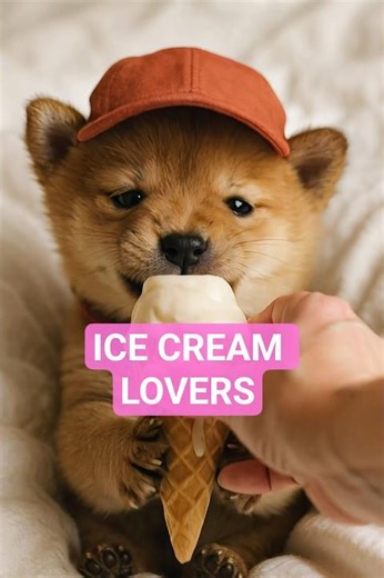 Ice Cream Lovers ♥ Baby Animals Lick Ice Cream 🍦 AI Animation