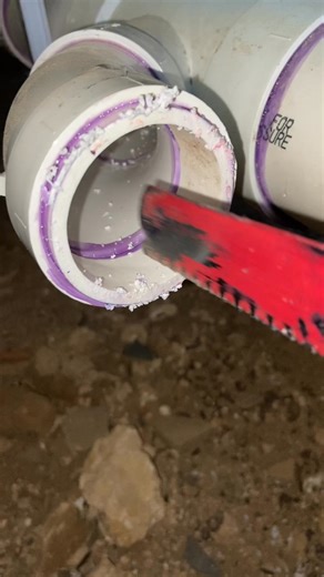 PVC Hub Surgery, With no Fitting Saver Tool! #shorts #plumbing #plumber #asmr #pvc | AP Plumbing