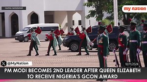 PM Modi Becomes 2nd Leader After Queen Elizabeth to Receive Nigeria’s GCON Award #PMModi #Nigeria #GCONAward #InternationalAwards #WorldNews | MyNation | Facebook