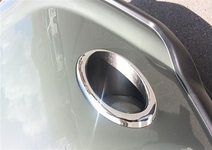 [日産 エクストレイル]ウインドウスイッチにLEDを