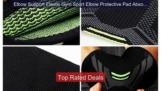 Elbow Support Elastic Gym Sport Elbow Protective Pad Absorb Sw... -- Hot Deal 2026 | Limited Offer!