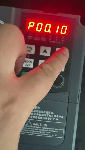 FC01 series VFD: changing 50Hz to 60Hz.