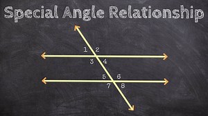 Lines and a transversal - How to label special angle relationships