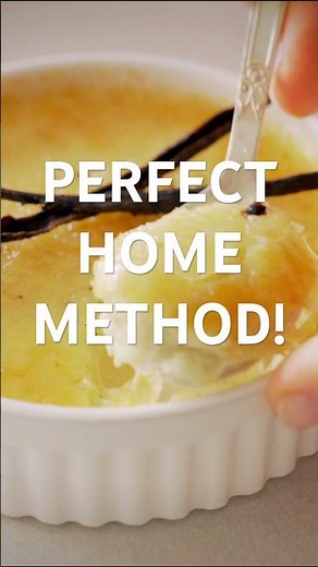 Better Than French Restaurants? 🇫🇷🍮 #CremeBrulee #FrenchPastry #bakinghacks