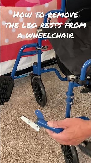 How to Take the Leg Rests of a Wheelchair #drivemedical