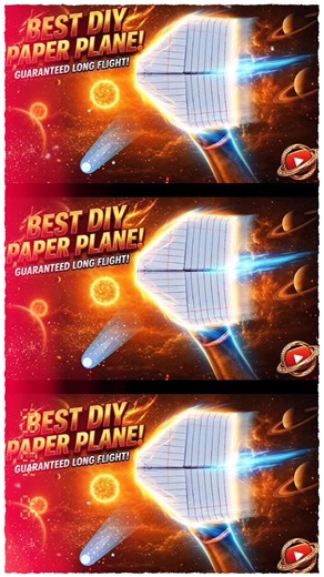 How to Make a Paper Plane that Flies FOREVER! 🚀 (DIY Tutorial) #paperairplane #ytkrafts
