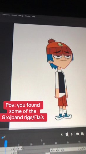 Exploring Grojband Rigs and Flas | Adobe Animate 2010s Animation