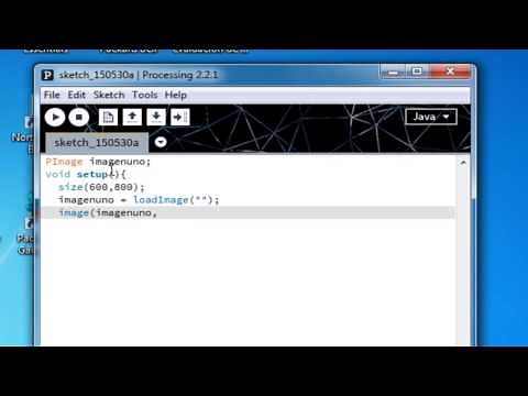 Manipular imagenes con processing.