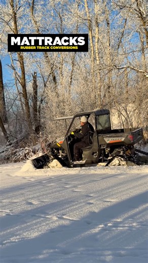 Mattracks on Instagram: "Slush doesn’t slow you down. It exposes weak setups. The XT UR HD is built for the in-between conditions that shut everyone else down: spring melt, half-frozen trails, soaked fields, and refreeze slop. Why it works when wheels spin and lighter tracks quit: Self-cleaning 11” tracks shed slush instead of packing it Adjustable suspension keeps full contact as terrain shifts Sprositive drive transfers power without slipping Heavy-duty aluminum frame built for torque, weight,