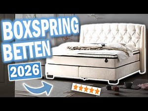 BOXSPRINGBETTEN kaufen: Die Besten Boxspringbetten 2026 Vergleich