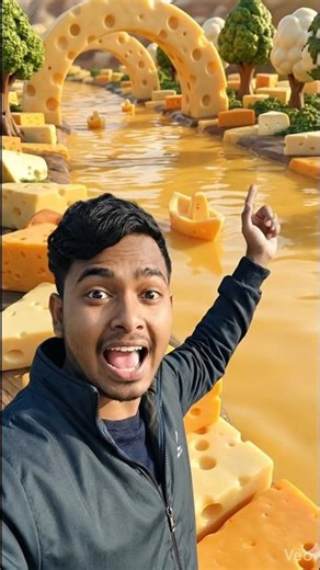 The cheese world explore 🤤 #shorts #ai #ytshorts #cheese #viralshorts