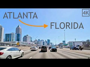 Driving Atlanta Georgia to Florida 4K - Road Trip Drive - Most Congested Segment of I-75/85