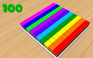 数字歌曲1-100 |从1到100计数| 10的加数-儿童数学