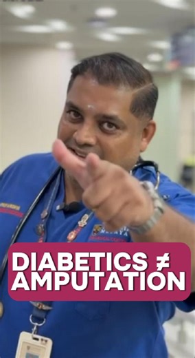 🦶💉 DIABETES ≠ AMPUTATION Having diabetes doesn’t mean you’ll lose a leg. That’s a myth — not your future. Amputation usually happens only when diabetes is uncontrolled when high sugar levels damage blood vessels and nerves for years without proper care. The truth? With good sugar control, regular foot checks, and proper wound care, most amputations can be prevented. ✅ Check your feet daily ✅ Keep your blood sugar stable ✅ Treat small wounds early ✅ See your doctor regularly Diabetes doesn’t ta