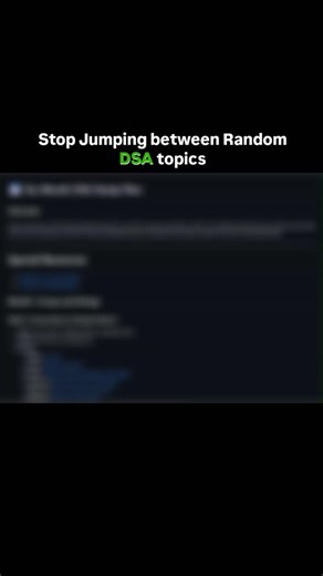 Harsh Kumar | DSA & Code Help on Instagram: "Most people don’t fail at DSA because it’s hard. They fail because they don’t know what to study next. This GitHub repo breaks DSA into a 6-month, week-by-week plan — what to do in Week 1, Week 2, and so on. No randomness. Just structure. Save this. Comment LINK and I’ll share the repo. #dsa #leetcodeprep #codingstudents #engineeringstudents #placementprep [DSA roadmap, 6 month DSA plan, leetcode study plan, data structures preparation, coding intervi