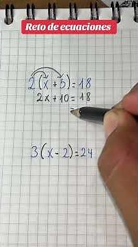 Equation with parentheses #mathematics #algebraically #maths