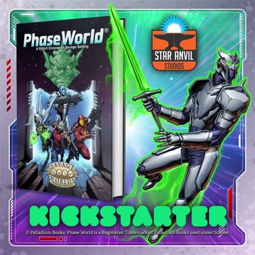 Rifts®: Phase World® Live on Kickstarter