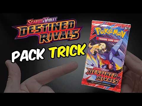 Destined Rivals Pack Trick Tutorial: Scarlet and Violet Pokemon TCG