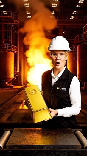 Inside a 24K Gold Factory – Gold Mining Process to Pure Gold Bars (How Gold Is Made in 8K)