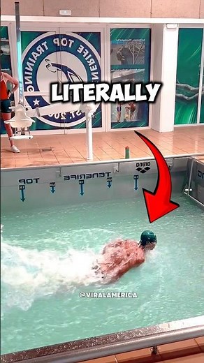 This Pool Fights Back… Can You Survive It? 😳 #swimming #pool #swimmer #shorts