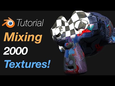 MIXING THOUSANDS of TEXTURES With The Extreme PBR Nexus Add-on in Blender