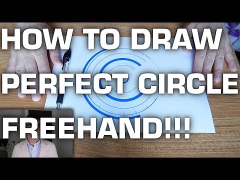 How to draw a perfect circle free hand