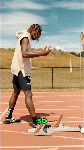 Sprint Start: Track Athlete's Secret Technique