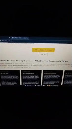 Rice Purity Test Online | Check Your Score Instantly (Free & Fun Test)